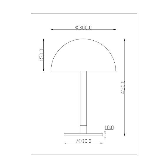 LED Настолна лампа Ray Z012TL-L8B3K Maytoni 8W 3000K | Osvetlenieto.bg