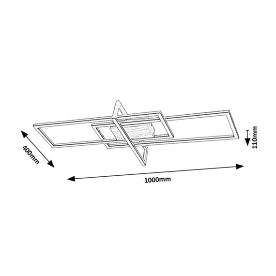 LED Плафон ASHTON 6814 Rabalux 35W 3000K | Osvetlenieto.bg