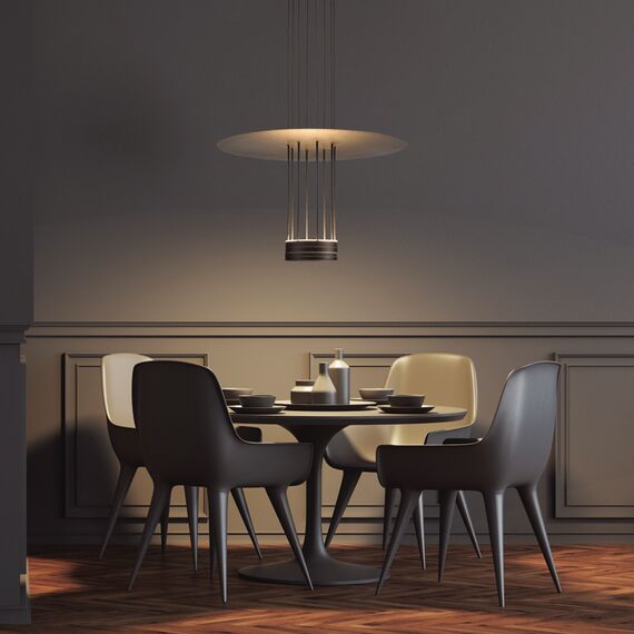 LED Полилей ELIA YL1691LEDPBK Aca Lighting 18W 3000K | Osvetlenieto.bg