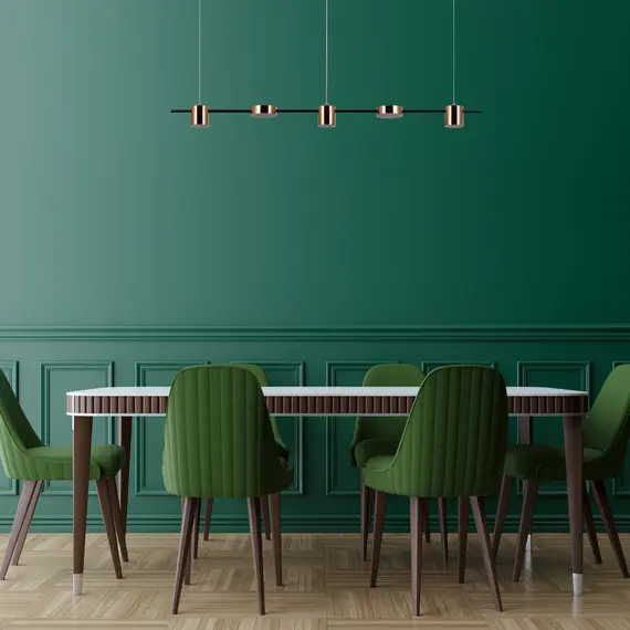 LED Полилей REMDAL PND-16374-5-BK-4K Italux 30W 4000K | Osvetlenieto.bg