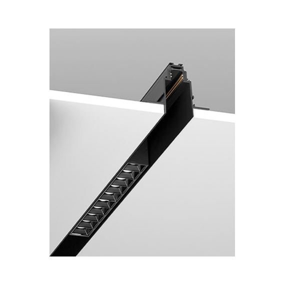 Магнитна шина за вграждане 2 метра Maytoni TRX004-222B черна  48V | Osvetlenieto.bg