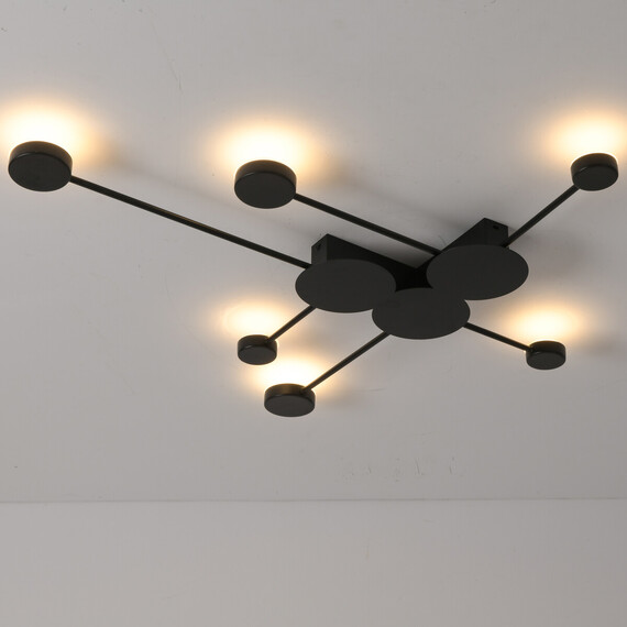 Модерен аплик CLEX-6 LED BLACK MW1133-90 89cm | Osvetlenieto.bg