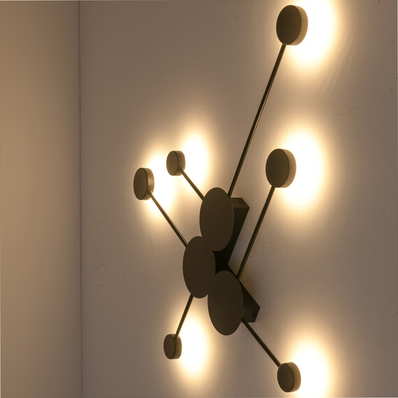 Модерен аплик CLEX-6 LED BLACK MW1133-90 89cm | Osvetlenieto.bg