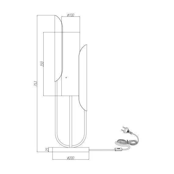 Настолна лампа Сipresso Z014TL-01G Maytoni 1xE14 | Osvetlenieto.bg