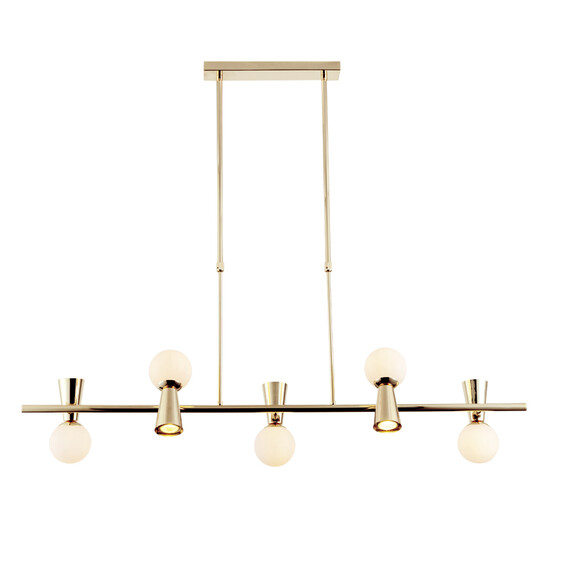 Полилей KIMOLOS OD94205PG Aca Lighting 5xG9 + 5xGU10 | Osvetlenieto.bg