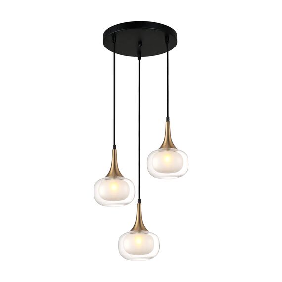 Полилей Konila PND-99709-3A-BRO-CL Italux 3xG9 | Osvetlenieto.bg