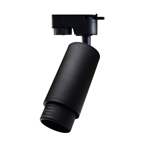 Прожектор 2L шина MICA черен ZOOM 15°-60° GU10 | Osvetlenieto.bg