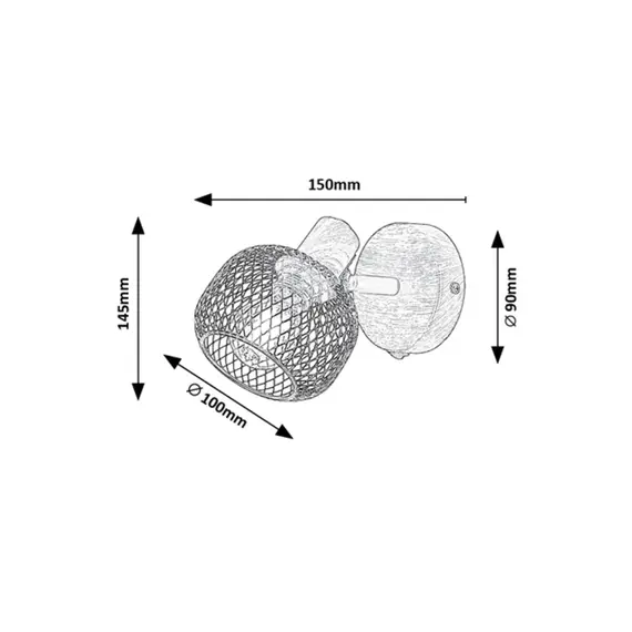 Спот Grendel 3127 Rabalux 1xE14 | Osvetlenieto.bg