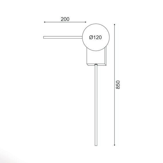 Аплик CYCLOPS OD94581WLB Aca Lighting 1xG9 | Osvetlenieto.bg