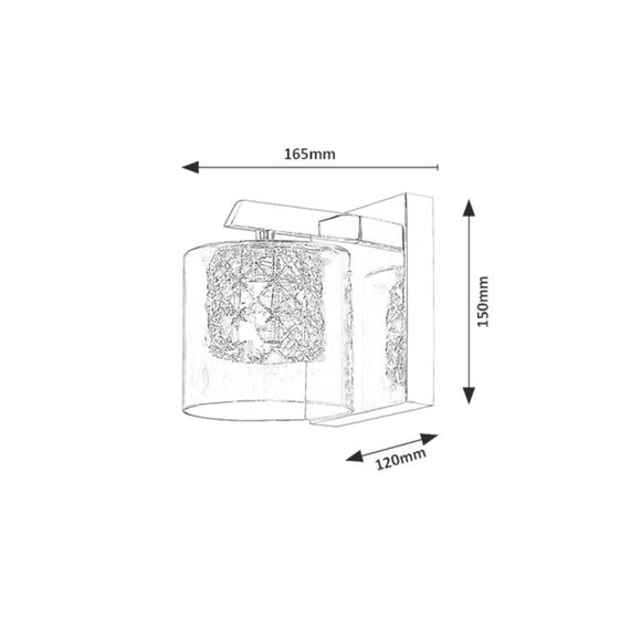 Аплик Duchess 3113 Rabalux 1xG9 | Osvetlenieto.bg