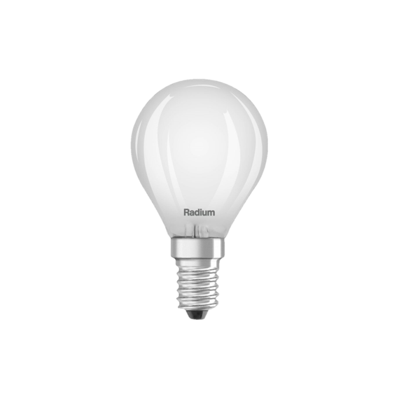 E14 4.2W 2700K Radium LED крушка Filament Матова 470lm P45 Mini-Ball | Osvetlenieto.bg