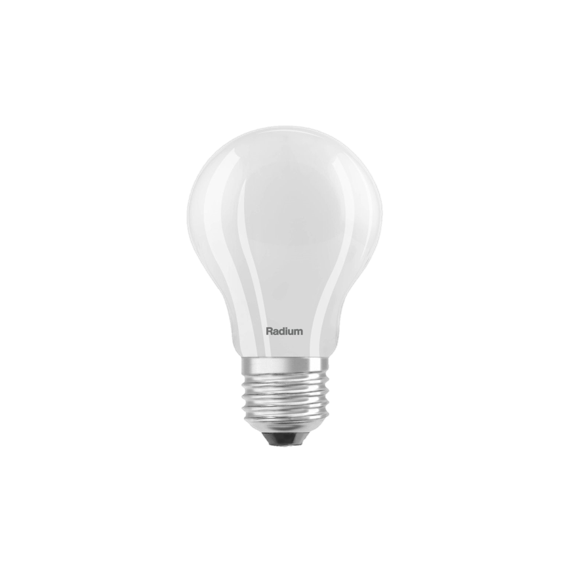 E27 6.5W 4000K Radium LED крушка Filament Матова Димируема 806lm A60 | Osvetlenieto.bg