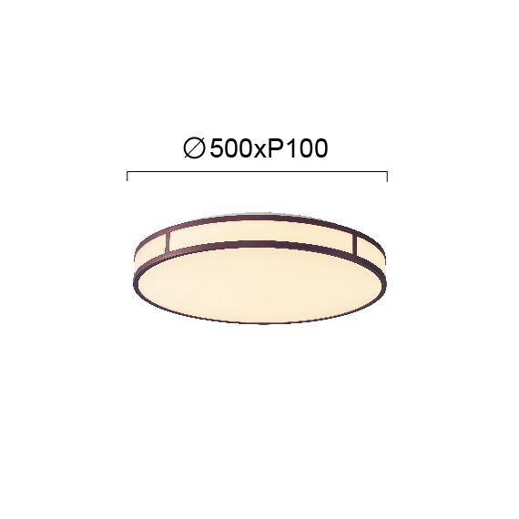 LED Плафон PIEDRO 4266700 Viokef 45W 3000K | Osvetlenieto.bg