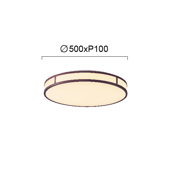 LED Плафон PIEDRO 4266700 Viokef 45W 3000K | Osvetlenieto.bg