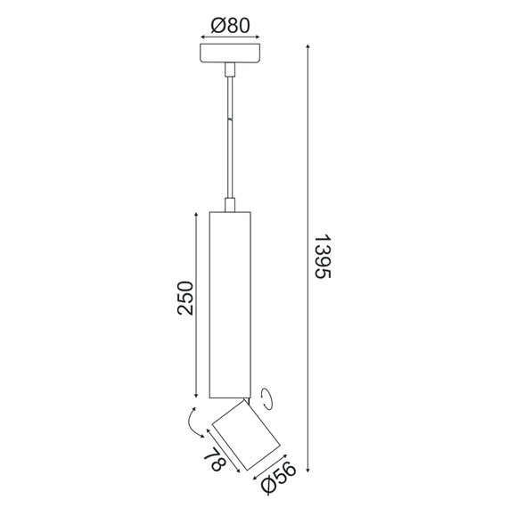 Пендел BABEL RA3551PGY Aca Lighting 1xGU10 [CLONE] | Osvetlenieto.bg