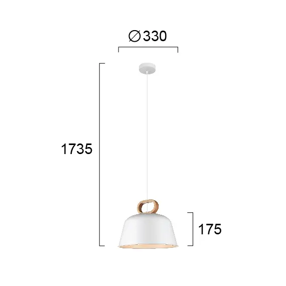 Пендел CLIP 4266800 Viokef 1xE27 | Osvetlenieto.bg