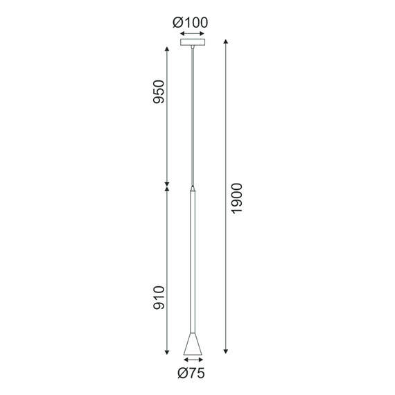 Пендел CLOUZOT YL22801PGD Aca Lighting 1xGU10 | Osvetlenieto.bg