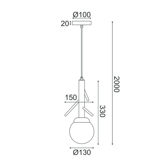 Пендел FLORESTA EF93571P Aca Lighting 1xE14 | Osvetlenieto.bg