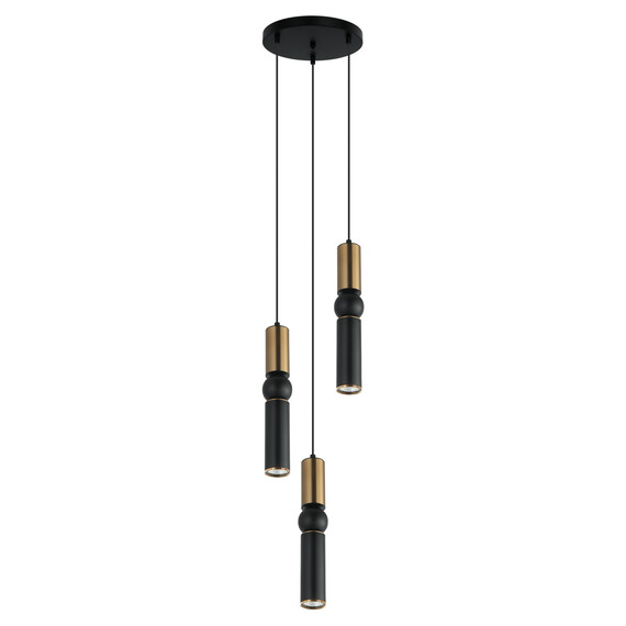 Полилей Isidora PND-14290-3-BRO-BK Italux 3xGU10 | Osvetlenieto.bg