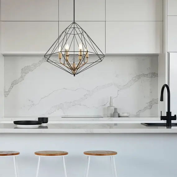 Полилей Maresmo PEN-6369-6-BKBR Italux | Osvetlenieto.bg