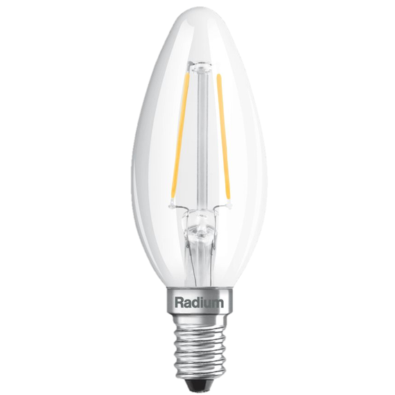 E14 2.5W 2700K Radium LED крушка Filament 250lm B35 | Osvetlenieto.bg