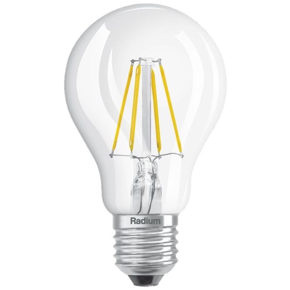 E27 4W 4000K Radium LED крушка Filament 470lm A60 | Osvetlenieto.bg