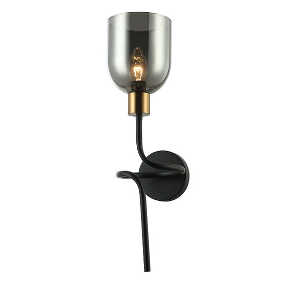 Аплик Servio WL-66892-1A-BK-SG Italux 1xE14 | Osvetlenieto.bg