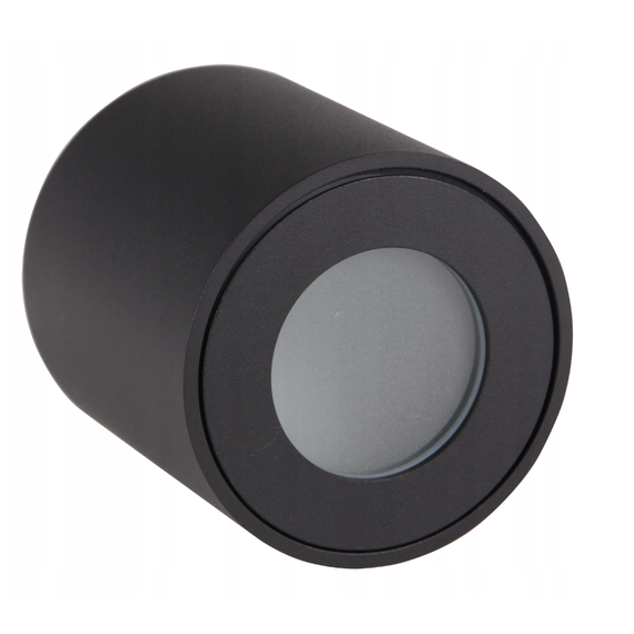 Черна луна за открит монтаж кръгла GU10 IP54 | Osvetlenieto.bg