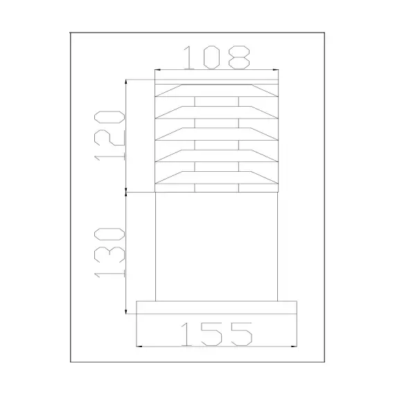 Градински стълб Bronx O576FL-01GR Maytoni 1xE27 IP54 | Osvetlenieto.bg
