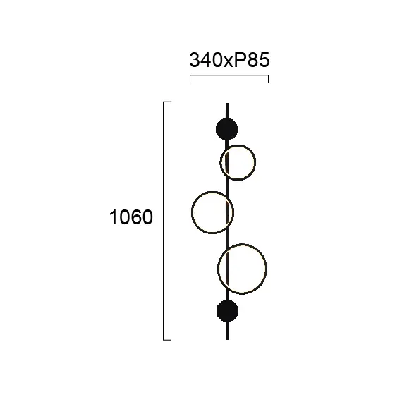 LED Аплик JOCCO 4271600 Viokef 20.6W 3000K | Osvetlenieto.bg