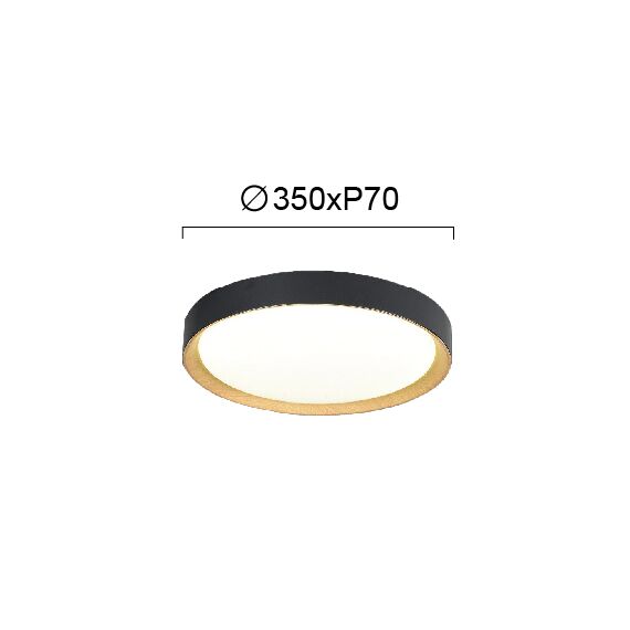 LED Плафон SPIRIT 4271101 Viokef 24W 3000K | Osvetlenieto.bg