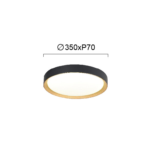 LED Плафон SPIRIT 4271101 Viokef 24W 3000K | Osvetlenieto.bg