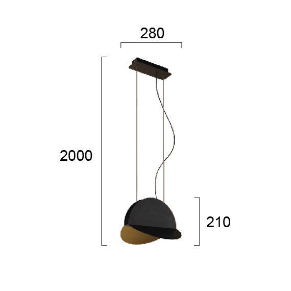 LED Полилей ALADIN 4280300 Viokef 6.3W 3000K | Osvetlenieto.bg