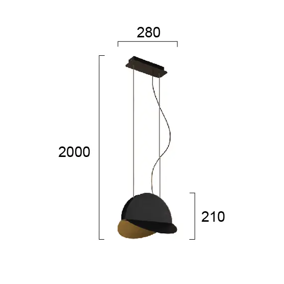 LED Полилей ALADIN 4280300 Viokef 6.3W 3000K | Osvetlenieto.bg