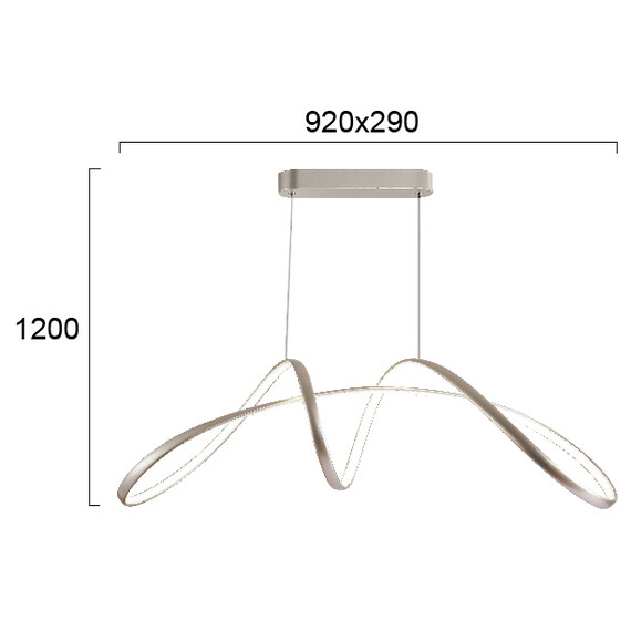 LED Полилей CAPRICE 4275300 Viokef 50W 3000K | Osvetlenieto.bg
