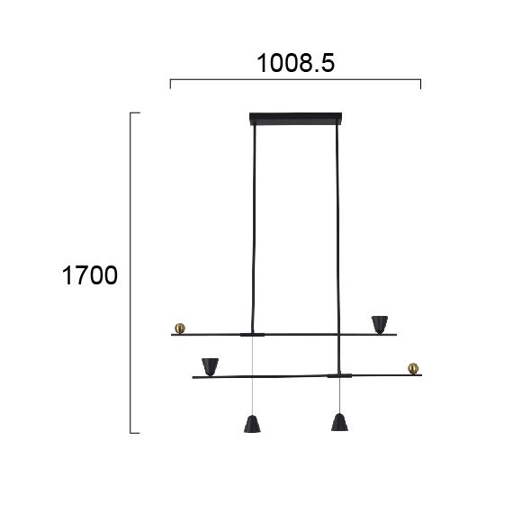 LED Полилей DONATELLA 4280400 Viokef 24W 3000K | Osvetlenieto.bg