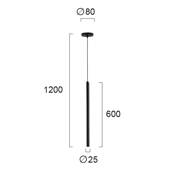 LED Полилей DUCT 3082803 Viokef 3W 3000K | Osvetlenieto.bg