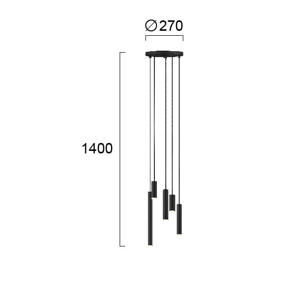 LED Полилей ELLIOT 4281200 Viokef 23.7W 3000K | Osvetlenieto.bg