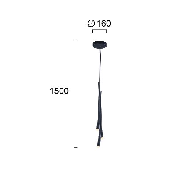 LED Полилей ERIKA 4276900 Viokef 15.5W 3000K | Osvetlenieto.bg