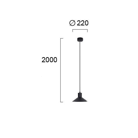 LED Полилей FORMA 4280800 Viokef 5.6W 3000K | Osvetlenieto.bg