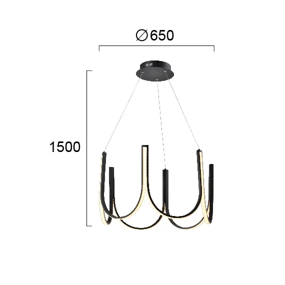 LED Полилей GLOBUS 4271500 Viokef 79.8W 3000K | Osvetlenieto.bg