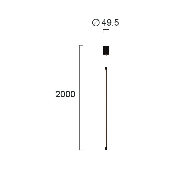 LED Полилей SPEED 4272700 Viokef 13.6W 3000K | Osvetlenieto.bg