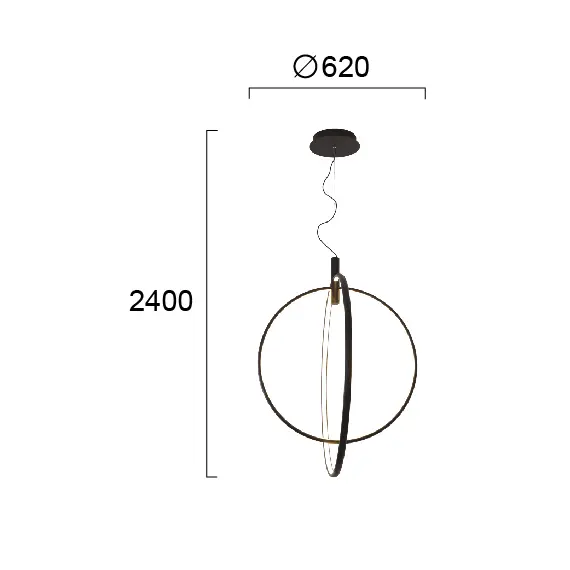 LED Полилей STEP 4280500 Viokef 43W 3000K | Osvetlenieto.bg