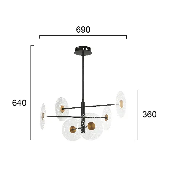 LED Полилей SUN 4280000 Viokef 14W 3000K | Osvetlenieto.bg