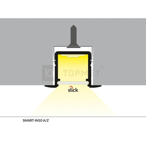 LED профил за вграждане SMART-IN10 AC2/Z 2000 черен | Osvetlenieto.bg LED профил за вграждане SMART-IN10 AC2/Z 2000 черен | Osvetlenieto.bg