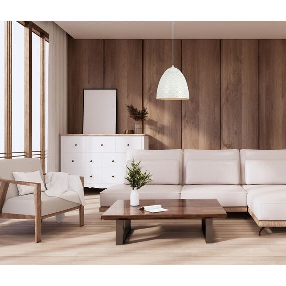 Пендел Leilani PND-43445-1L-WH Italux 1xE27 | Osvetlenieto.bg