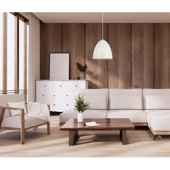 Пендел Leilani PND-43445-1L-WH Italux 1xE27 | Osvetlenieto.bg