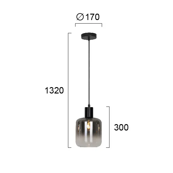 Полилей ADAM 4278200 Viokef 1xE27 | Osvetlenieto.bg