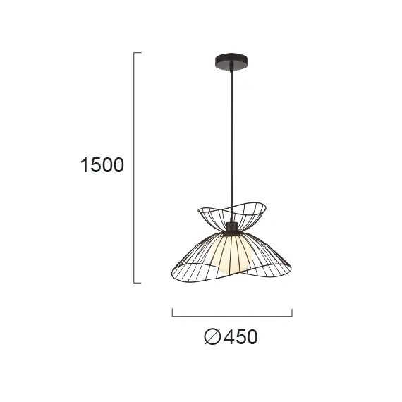 Полилей BELINDA 4275100 Viokef 1xE27 | Osvetlenieto.bg