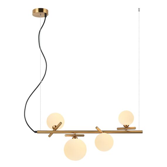 Полилей Reverso PND-5622-4-BRO-W Italux 4xG9 | Osvetlenieto.bg